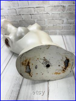 Vintage Mannequin Adel Rootstein Woman Torso Head Human Form Pearlescent Display Photo Op England US