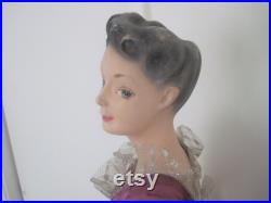 Vintage Mannequin Fashion Model 1940's Store Display Doll 32
