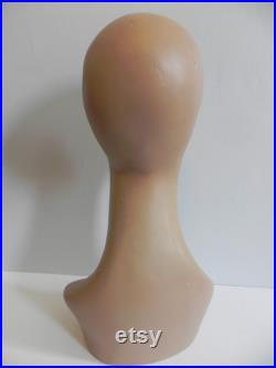 Vintage Mannequin Head Long Neck Wig Head