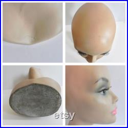 Vintage Mannequin Head Long Neck Wig Head