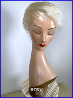 Vintage Mannequin Head Women's Hat Display