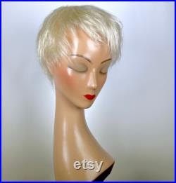Vintage Mannequin Head for Display Head Sewing Room Studio Millinery Tool
