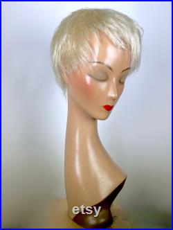 Vintage Mannequin Head for Display Head Sewing Room Studio Millinery Tool
