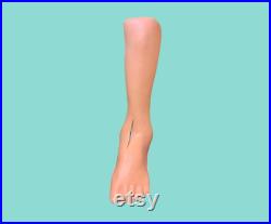 Vintage Mannequin Silicone Leg foot.