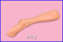 Vintage Mannequin Silicone Leg foot.