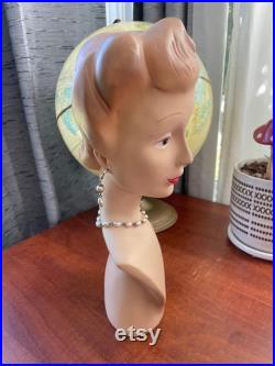 Vintage Mannequin head -Vanity display