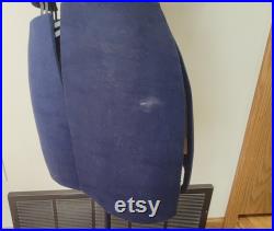 Vintage Sally Stitch Woman's Adjustable Dress Form on Metal Stand