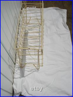 Vintage Stocking Display Rack with Unused stockings.