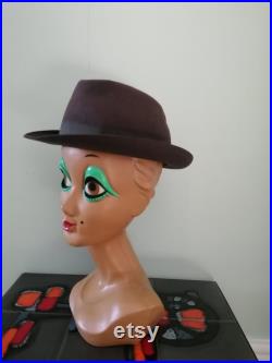 Vintage Twiggy Head 1970s Mannequin