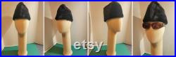 Vintage War Era Handmade Handcrafted Hand Sewn Linen Canvas Block Long Neck Commercial Retail Store Mannequin Head Model. FREE Shipping