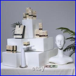 Vintage White Mannequin Hand,Female Right and Left Hands Model for Jewelry Display,Wig Hat Stand,Headphone Stand Head,Dress Form Mold Dummy