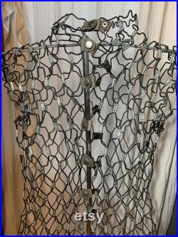 Vintage Wire adjustable Dressmakers Mannequin
