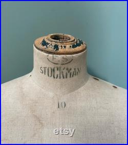 Vintage french stockman mannequin tailors dummy