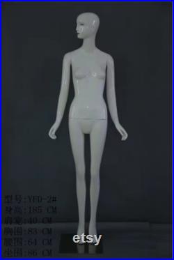 Well-known brands use abstract female mannequins for new designs fashion full-body mannequins
