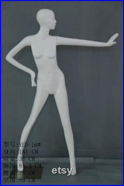 Well-known brands use abstract female mannequins for new designs fashion full-body mannequins