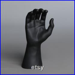 White Male Mannequin Hand Jewelry Ring Holder, Glove Display
