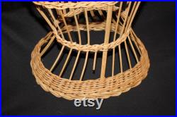 Wicker Dress Form, Unusual Art, Clothes Butler