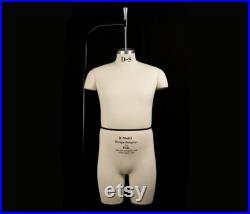 Winston NS, FCE Size 44 Regular Professional Male Mannequin, Tailors Dummy, Body Form, Short Legs
