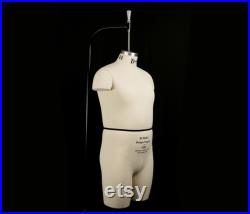 Winston NS, FCE Size 44 Regular Professional Male Mannequin, Tailors Dummy, Body Form, Short Legs