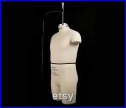 Winston NS, FCE Size 44 Regular Professional Male Mannequin, Tailors Dummy, Body Form, Short Legs