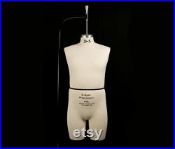Winston NS, FCE Size 44 Regular Professional Male Mannequin, Tailors Dummy, Body Form, Short Legs
