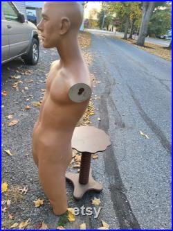 Wolf and vine mannequin,fashion, fashion mannequin, vintage mannequin, male torso mannequin,