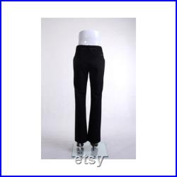 Women's Adult Glossy White Fiberglass Pant Legs Form Display with Glass Base TM1WHITE