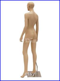 Women's Fleshtone Full Body Ladies Mannequin With Realistic Pretty Detailed Face A3F1