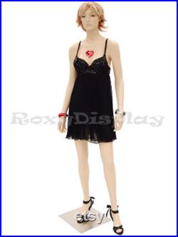 Women's Fleshtone Full Body Ladies Mannequin With Realistic Pretty Detailed Face A3F1