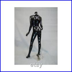 Women's Glossy Black Full Body Mannequin A2BB