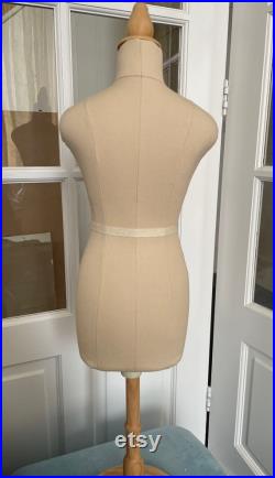 Women's Half Scale 1 2 Pinnable Mannequin dress from mini dress maker UK8 10