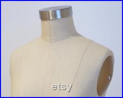 Women's Half Scale Dress Form Pinnable 1 2 Tailor Female Mannequin for School Beige sewing mini mannequin standard size UK8 10