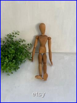 Wooden Articulated Artist Mannequin 12 Wood Drawing Model For Sketching Display