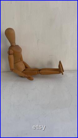 Wooden Articulated Artist Mannequin 12 Wood Drawing Model For Sketching Display