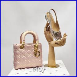Wooden Hand Display Mannequin Beech Wood Jewelry Holder