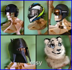 Wooden head form mannequin 3D puzzle Digital download blueprint