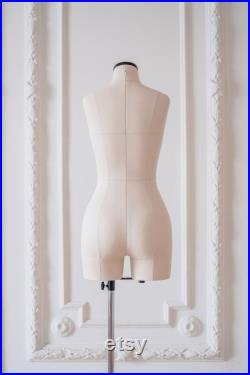 ZOE Extra soft anatmic dress form for corset and lingerie design Professional tailor mannequin torso Fully pinnable Tailor dummy