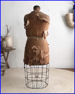 antique dress form,mannequin,farmhouse antiques,industrial decor