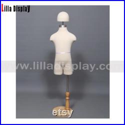 lilladisplay 3-4 years old wooden base foam material children mannequin dress form SC 02
