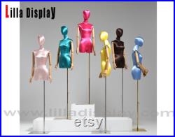 lilladisplay adjustable 9 colors silk female dress form with articulated wooden arms Jane