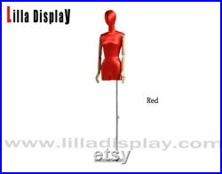 lilladisplay adjustable 9 colors silk female dress form with articulated wooden arms Jane