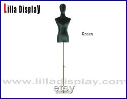 lilladisplay economy no arms 9 colors choice adjustable gold base velvet female dress form Sabina