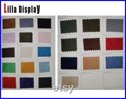 lilladisplay personalized 55 colors pinnable adjustable gold base abstract face suede velvet female mannequin head SL03