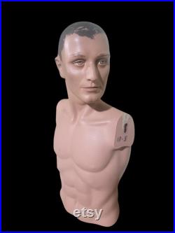 mannequin,fashion, fashion mannequin, vintage mannequin, male torso mannequin,