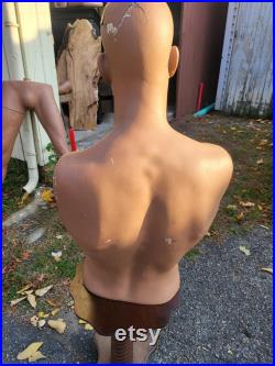 mannequin,fashion, fashion mannequin, vintage mannequin, male torso mannequin,