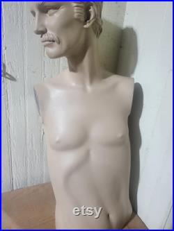 mannequin,fashion, fashion mannequin, vintage mannequin, male torso mannequin,