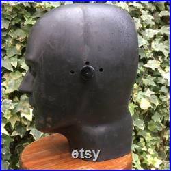 sorry Sold SOLD Crash Test Dummy Head Test Dummy Head Black Rubber Retail Shop mannequin Display