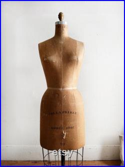 vintage dress form WOLF model 1967 collapsible farmhouse decor vintage sewing