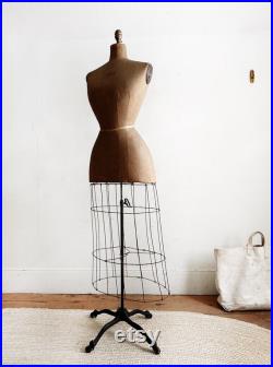 vintage dress form antique mannequin farmhouse sewing decor