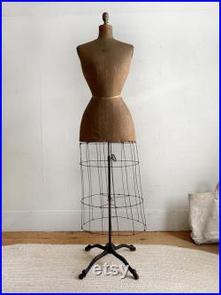vintage dress form antique mannequin farmhouse sewing decor